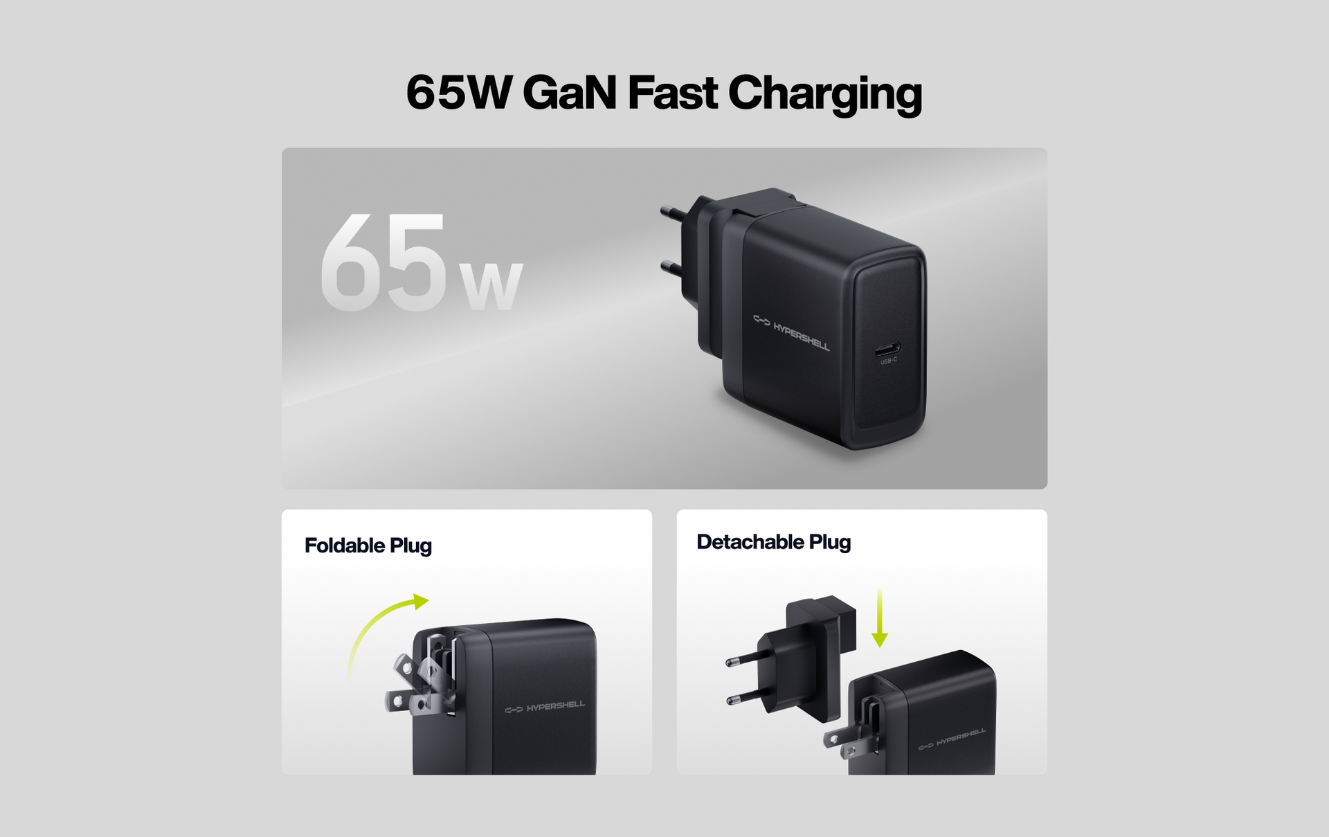 65W GaN 4-In-1 Multi Charger
