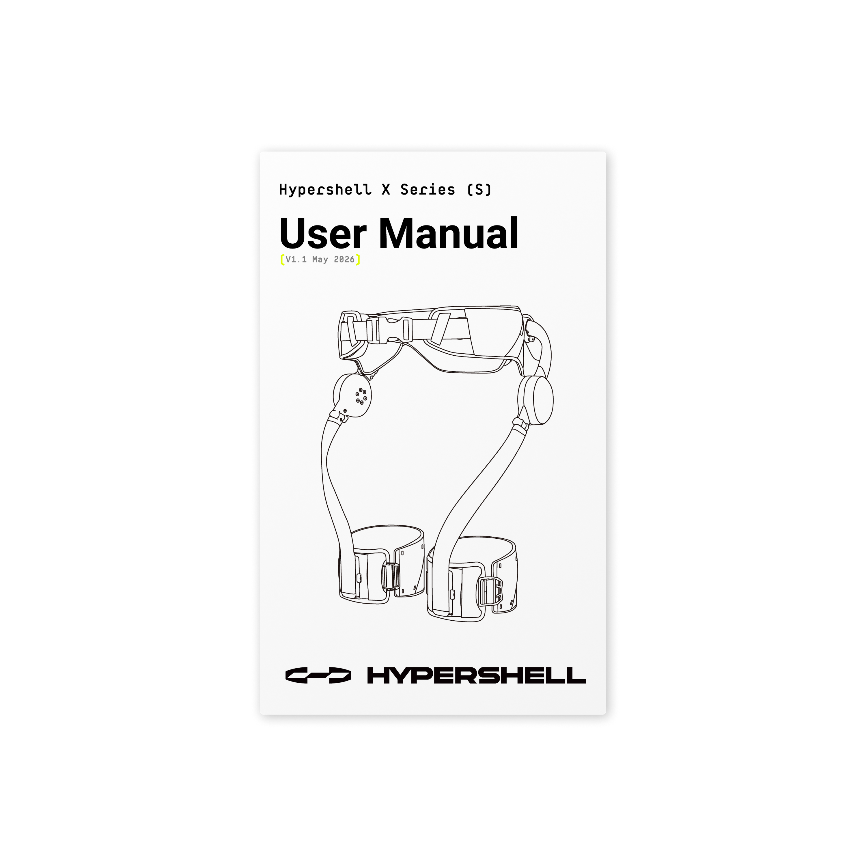 Hypershell X Max S user manual included in the box